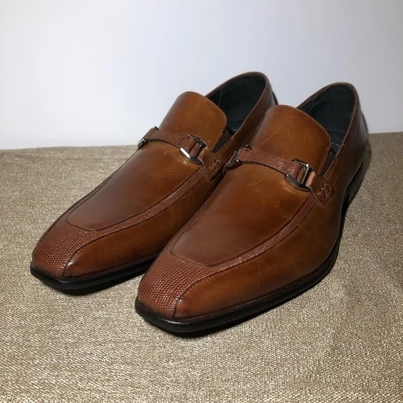 Stacy Adams | Shoes | Mens Stacy Adams Size Slip On Dress Shoes Light Brown  Tan | Poshmark